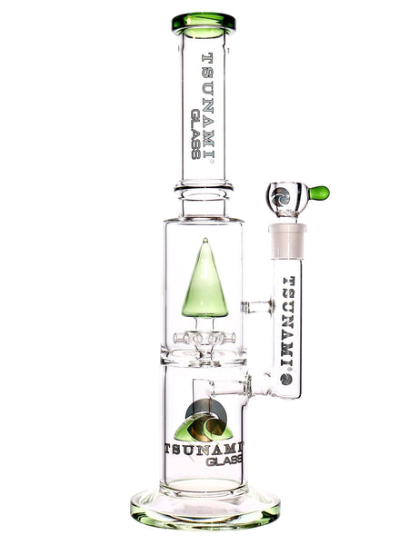 Tsunami Glass - UFO Pyramid (15″)