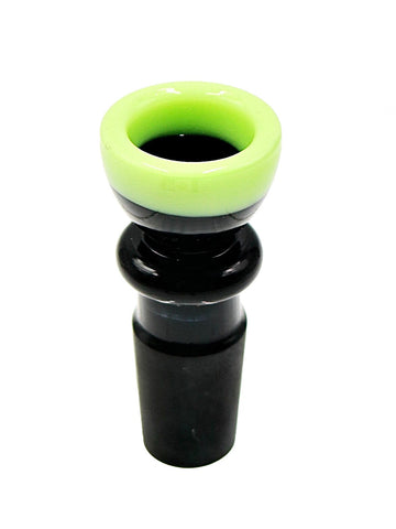 Two Tone Black Frosted Joint Bowl Slide (18mm)