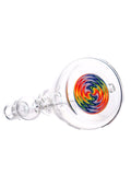 Vulcan Glass Art - Clear Wig Wag Jammer Dab Rig (7")