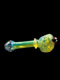 Fully fumed heady hand pipe made by American glassblower 