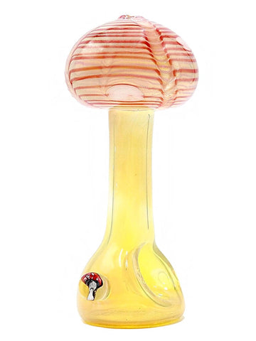 Vulcan Glass Art - Fully Fumed Standing Mushroom Hand Pipe (5