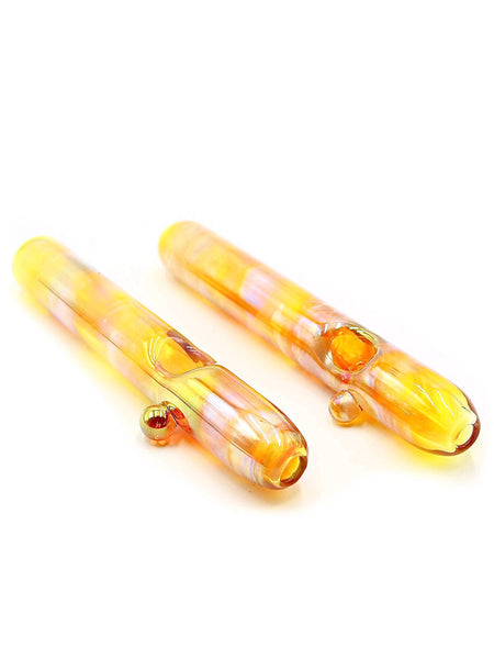 Vulcan Glass Art - Fully Fumed Steam Rollers (7")