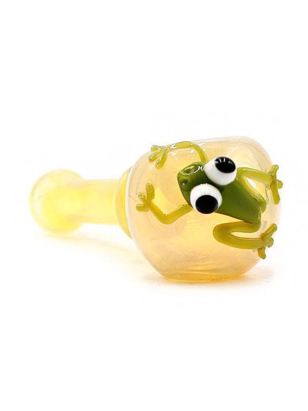 Vulcan Glass Art - Fully Fumed with Frog Hand Pipe (5")