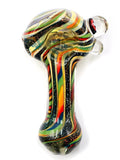 Vulcan Glass Art - Fully Worked Inside Out Dichro with Pokemon Millie Hand Pipe Spoon (3.5")