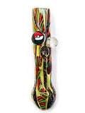 Vulcan Glass Art - Inside Out Wig Wag Dichro Chillum with Pokemon Millie (4")