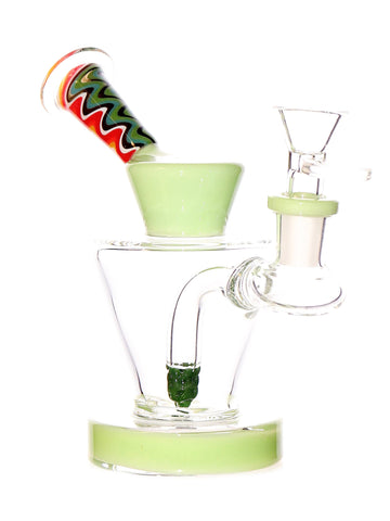 Wig-Wag Pyramid Can Dab Rig with Drip Catch (5.5