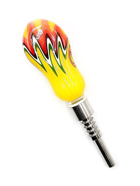 Wig-Wag Flared Lip Nectar Collector Dab Straw (6")