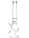 Wil Glass - Purple Lollipop Clear 50x5 Beaker (15")
