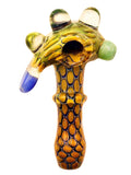 XL Fumed Bubble Trap Tortoise Hand Pipe (6")