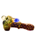 XL Fumed Bubble Trap Tortoise Hand Pipe (6")