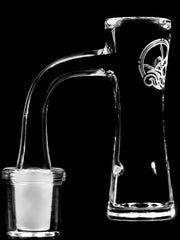 Zephyr Quartz - Hourglass Grail Two-Hole Spinner Banger