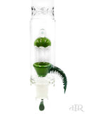 2K Glass Art - Stemline Diffuser Straight Tube With Tree Perc (18")
