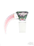 2K Glass Art - Wig Wag Reversal Showerhead Diffuser Straight Tube (19")