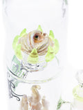 Lookah Biigo Glass - Double Chamber Tentacle Showerhead Horned Eyeball Tube (16")