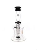 Bougie Glass - Jammer with Clear Marble (9")