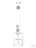 Bougie Glass Straight Can Base Bong Water Pipe Front