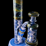 N8 x Leisure Glass - Signature Space x Fully Worked Hypnotech Straight Tube Collab (18")
