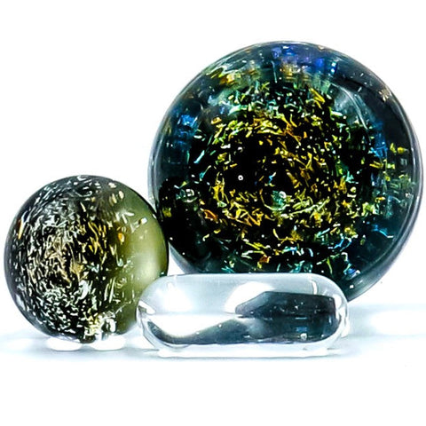 Zephyr Studios - 3 Piece Dichroic Marble, Valve, Pill 22mm/12mm/6mm