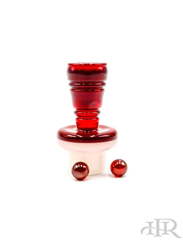 Commander Glass - Phoenix Red Auto-Spinner Cap with 2 Pearls Set