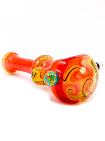 Cowboy Glass - Multi Millie Red Spoon (5