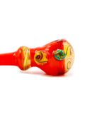 Cowboy Glass - Multi Millie Red Spoon (5")
