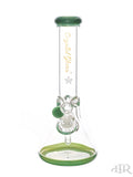 Crystal Glass Beaker 9mm Thick (12") Green