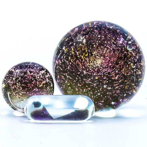 Zephyr Studios - 3 Piece Dichroic Marble, Valve, Pill 22mm/12mm/6mm