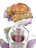 Envy Glass Rubicund Amethyst Crystal Dry Herb Flower Rig Glass Art Bowl Slide