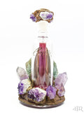 Envy Glass Rubicund Amethyst Crystal Dry Herb Flower Rig Glass Art Frontside