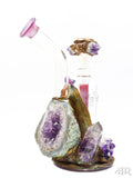 Envy Glass Rubicund Amethyst Crystal Dry Herb Flower Rig Glass Art Backside 2