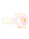 Garden of Eden Glass - Carnation Fumed Rainbow Twist Spoon Hand Pipe (5")