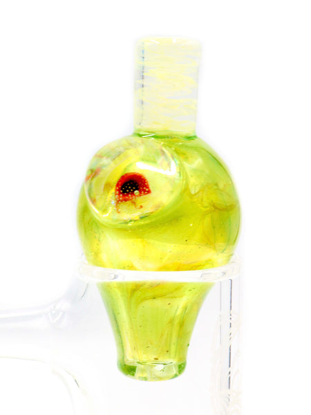 Green Vibes Glass - Bubble Cap with Millie