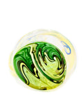 Green Vibes Glass - Fumed Tabletop Bubbler (6")