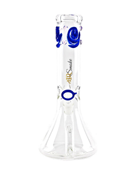 High Roller Smoke Glass Beaker Stemline Difusser Bong Waterpipe Dry Herb Flower ice catcher 14 inch