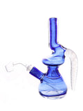 MD Glass - Dichro Horn Blue Rig (8")