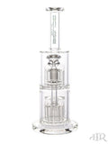 Bougie Glass - Double Tree Perc Tube Clear