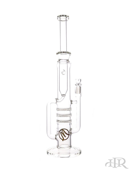 Monark - Triple Honeycomb Perc Straight Tube Incycler With Inline Diffuser (19.5")