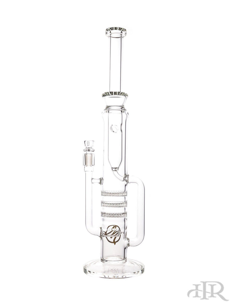 Monark - Triple Honeycomb Perc Straight Tube Incycler With Inline Diff 