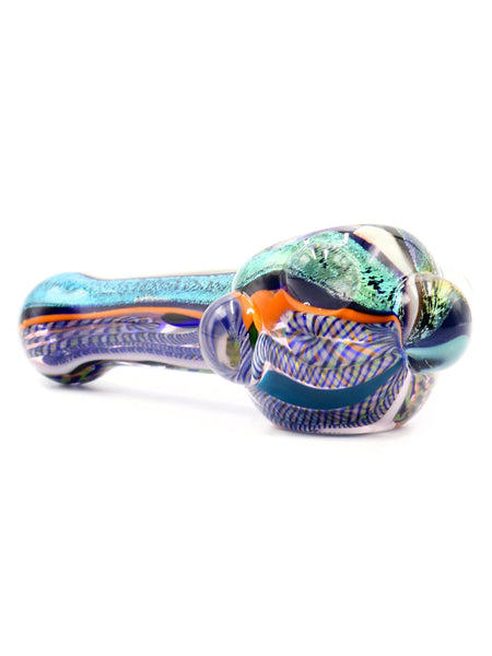 Kevin McMurray Glass - Large Dichro Two Stripe Spoon (5")