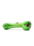 Kristi Conant Glass - Ladybugs Full Green Spoon (5")