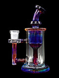 Leisure Glass Amber Purple 14mm Incycler Torus Can Dab Rig Oil Rig Concentrate Water Pipe Dabs Banger Luke Wilson Side