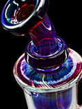 Leisure Glass Amber Purple 14mm Incycler Torus Can Dab Rig Oil Rig Concentrate Water Pipe Dabs Banger Luke Wilson Neck