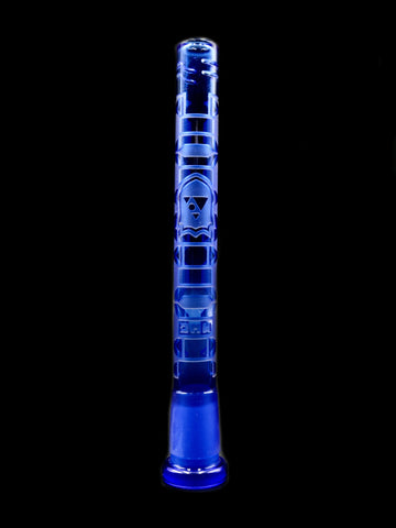 Milkyway Glass - 6 Inch Blue Obtuse Downstem