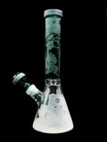 Milkyway Glass - Jade Ancient Ruins Beaker (11")