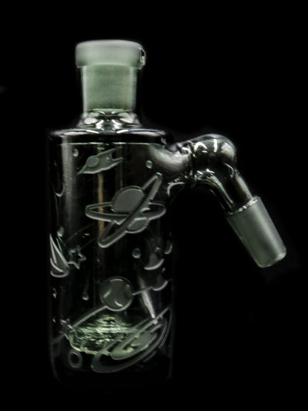Milkyway Glass - Space Odyssey Wet Ash Catcher SMOKE (4") stock