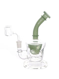 NEU Glass Water Pipe Concentrate Rig Inline Swiss Jade