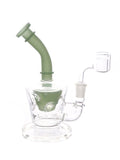 NEU Glass - Water Pipe Concentrate Rig Inline Swiss Side