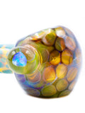 OG Glass - Fumed Bubbletrap with Opal Spoon (5")