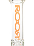 RooR Tech Beaker - 10 Arm Tree Perc (17") Dry Herb Flower Bong Water Pipe Orange