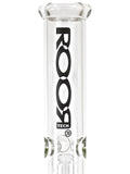 RooR Tech Inline Diffuser - Double 10 Tree Perc (24") Dry Herb Flower Bong Water Pipe Black